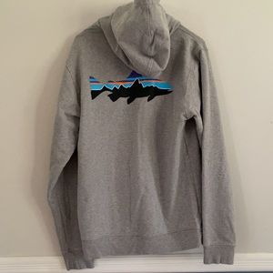 Patagonia men’s zip up hooded hoodie sweatshirt size medium